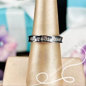 Tiffany & Co. Tiffany 1837 Narrow Band Ring in Sterling Silver